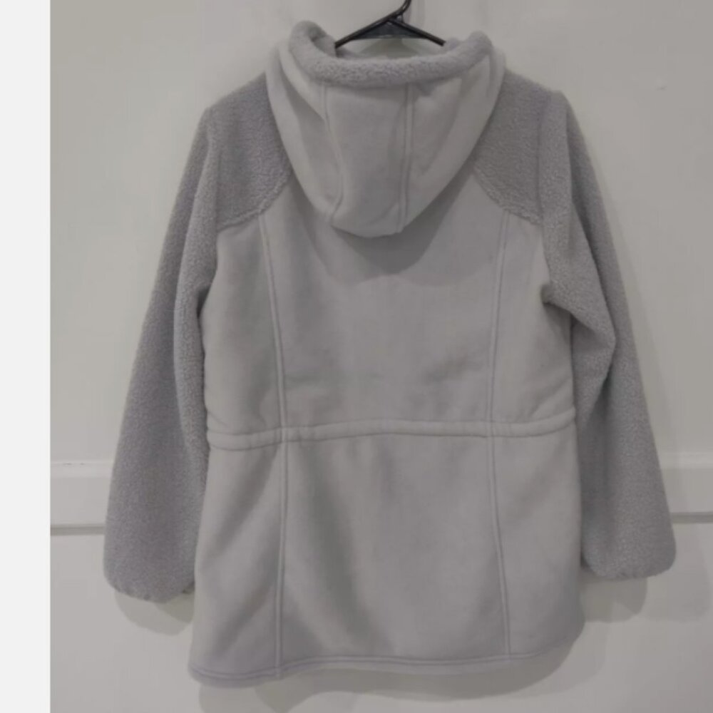 1 Madison Expedition Women's Hooded Teddy Jacket Gray Size S